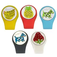 

Silicone Golf Hat Clip Ball Marker Holder with Strong Magnetic Attach to Your Pocket Edge Belt Clothes Gift Golf Accessories