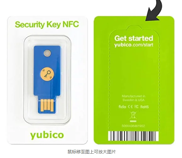 Yubico - Security Key NFC - USB-A Two-factor authentication security ...