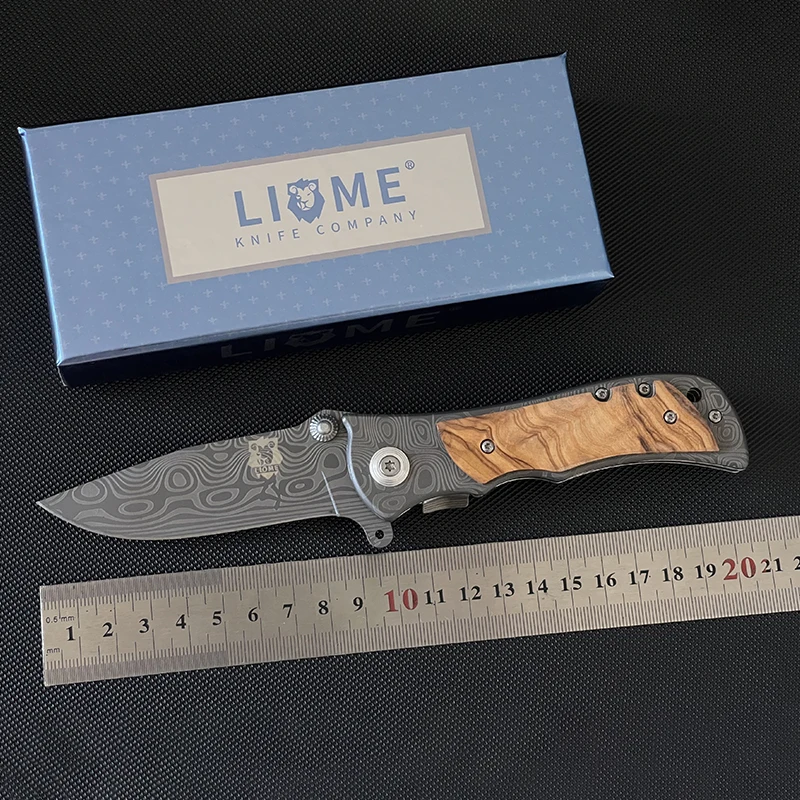 Рисунок 5 - Складной нож Liome 339 с Дамасским узором
