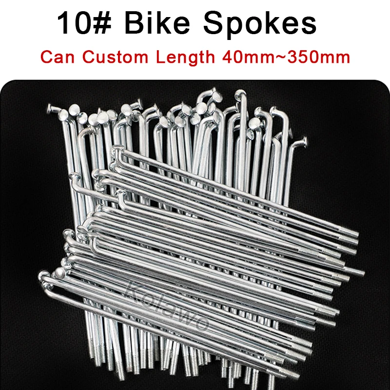 36Pcs Electric Bicycle Spokes 10G 3MM Diameter Length 45-305mm Steel Spokes With Nipples bicycle parts,bike accessories,bicycle spokes