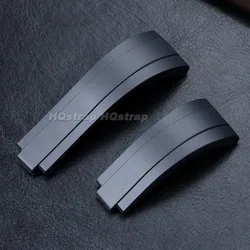 Premium 20mm Soft Silicone Waterproof Watch Strap - Flexible Rubber Wristband Replacement - 20mm (Black)
