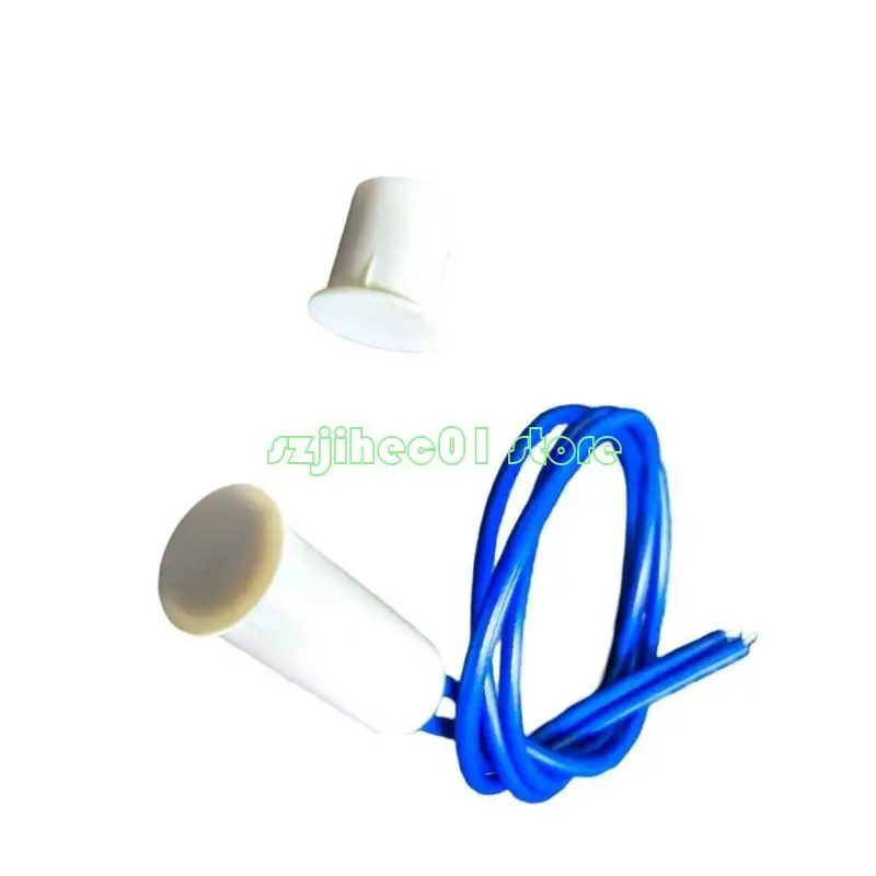 도난 경보 시스템 용 QX2A 110-220V 와이어 마그네틱 스위치 마그네틱 스위치 NC/NO Recessed 와이어 창문 스위치