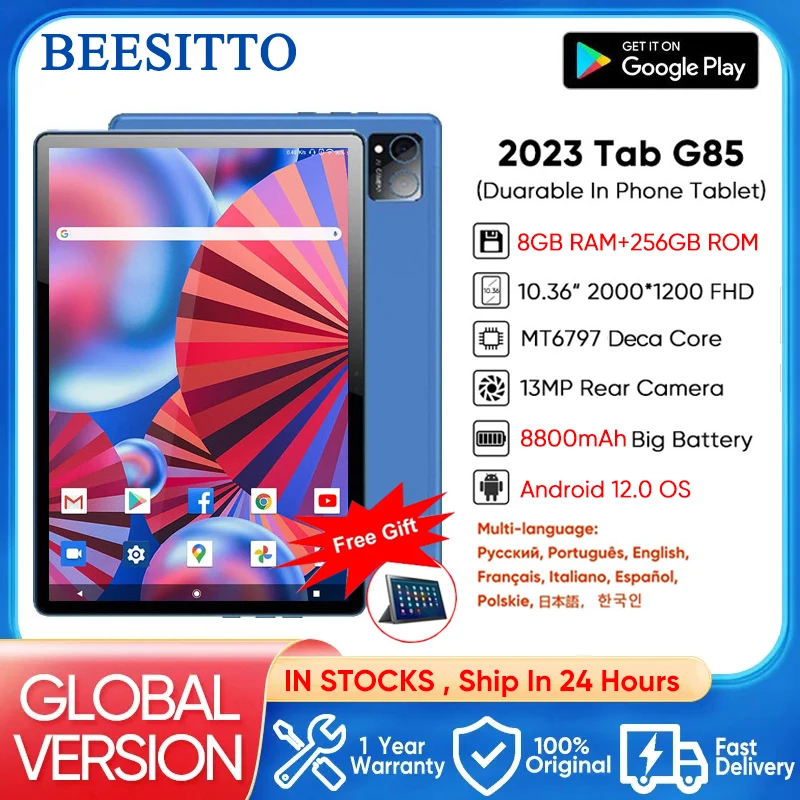 

Планшет Android 12,0, десятиядерный процессор MT6797, 10,36 дюймов, 2000*1200, 2K FHD Tab, 8 ГБ + 128 ГБ, две Sim-карты, стерео колонки + подарки