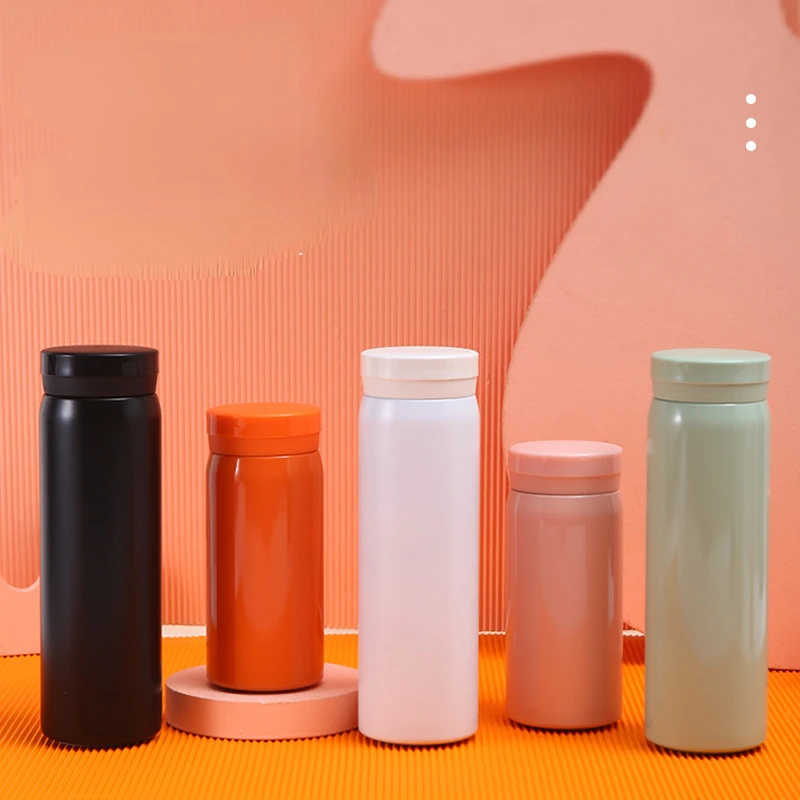 Mini Cute Vacuum Flask Coffee Tea Milk Thermos Stainless Steel Travel Drink Water Bottle Ultra-compact Insulated Thermos Cups