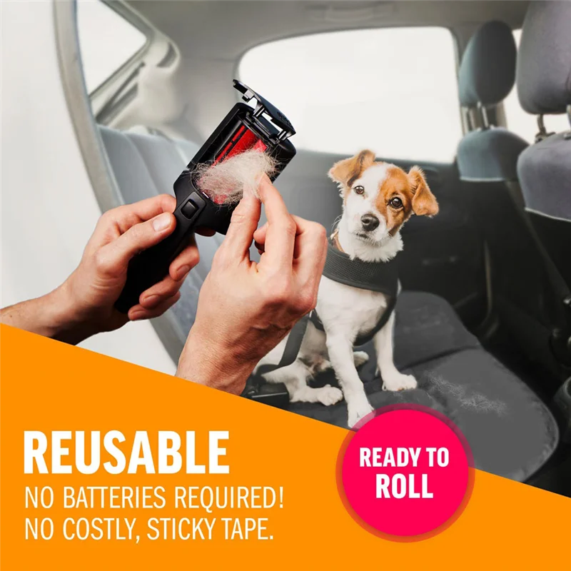 A45G-Mini Lintroller For Pet Hair -Pet Hair Removal Tool For Clothes, Couches And Cars-Dog Remover And Lint Remover