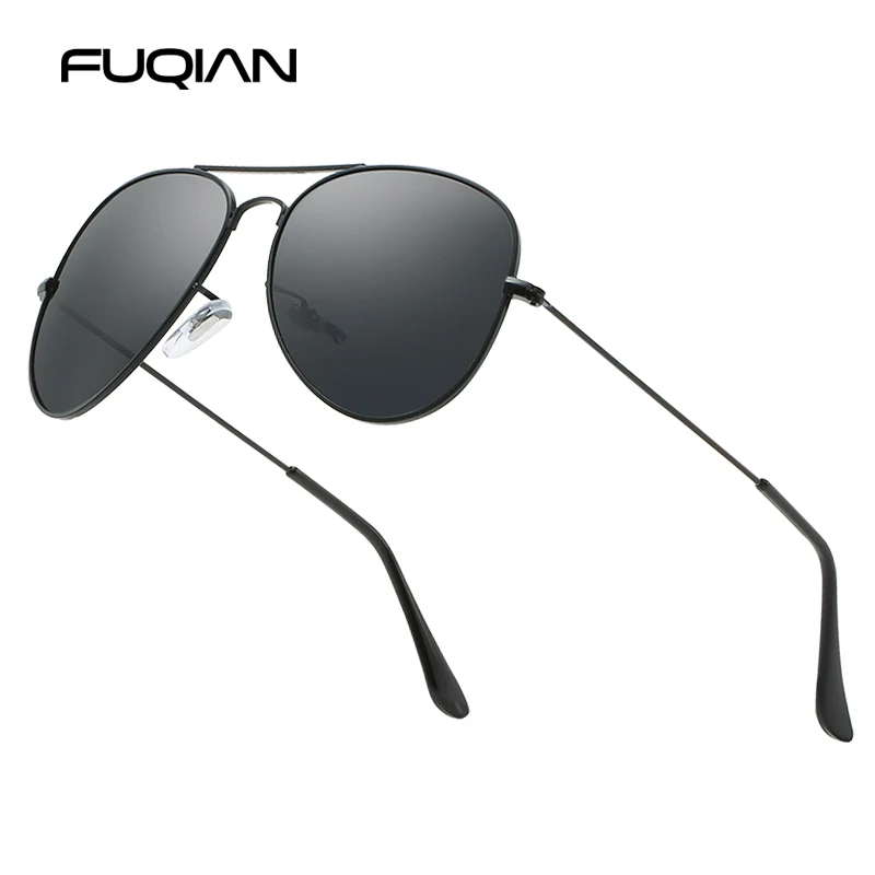 polarized sunglasses fashion sunglasses Classic Pilot Men Women Polarized Vintage Metal Ray Sun Glasses Mirror Colors Driving Male Shades UV400