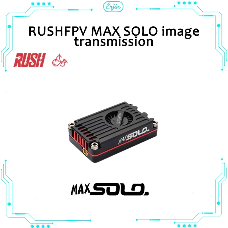 

Rushfpv Max Solo Image Transmission Cnc Shell 2.5w High Power Fpv Traverse Aircraft Fixed Wing Long Voyage