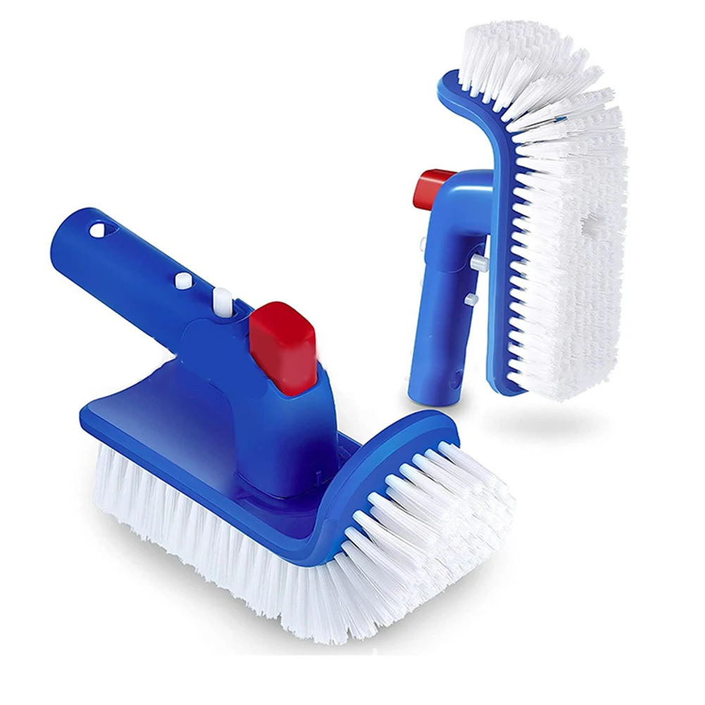 

Pool Brush Pool Brush Head 180º Rotatable Hand Scrub Brush For Step & Corner For Pool Spa Bathroom Hot Tub Kitchen