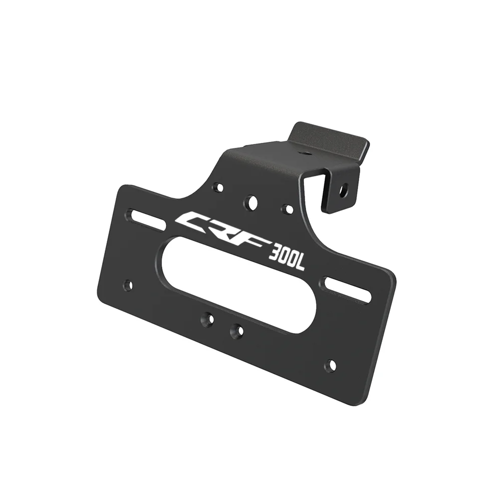 혼다 CRF 300L CRF300L 랠리 ABS 2021-2022-2023 알루미늄 라이센스 플레이트 홀더 브래킷 리어 테일 깔끔한 펜더 제거기 키트
