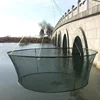 Foldable Drop Net Fishing Landing Traps Cage Catcher Prawn Bait Crab Shrimp Pier Harbour Pond Mesh for Vertical Shore Use
