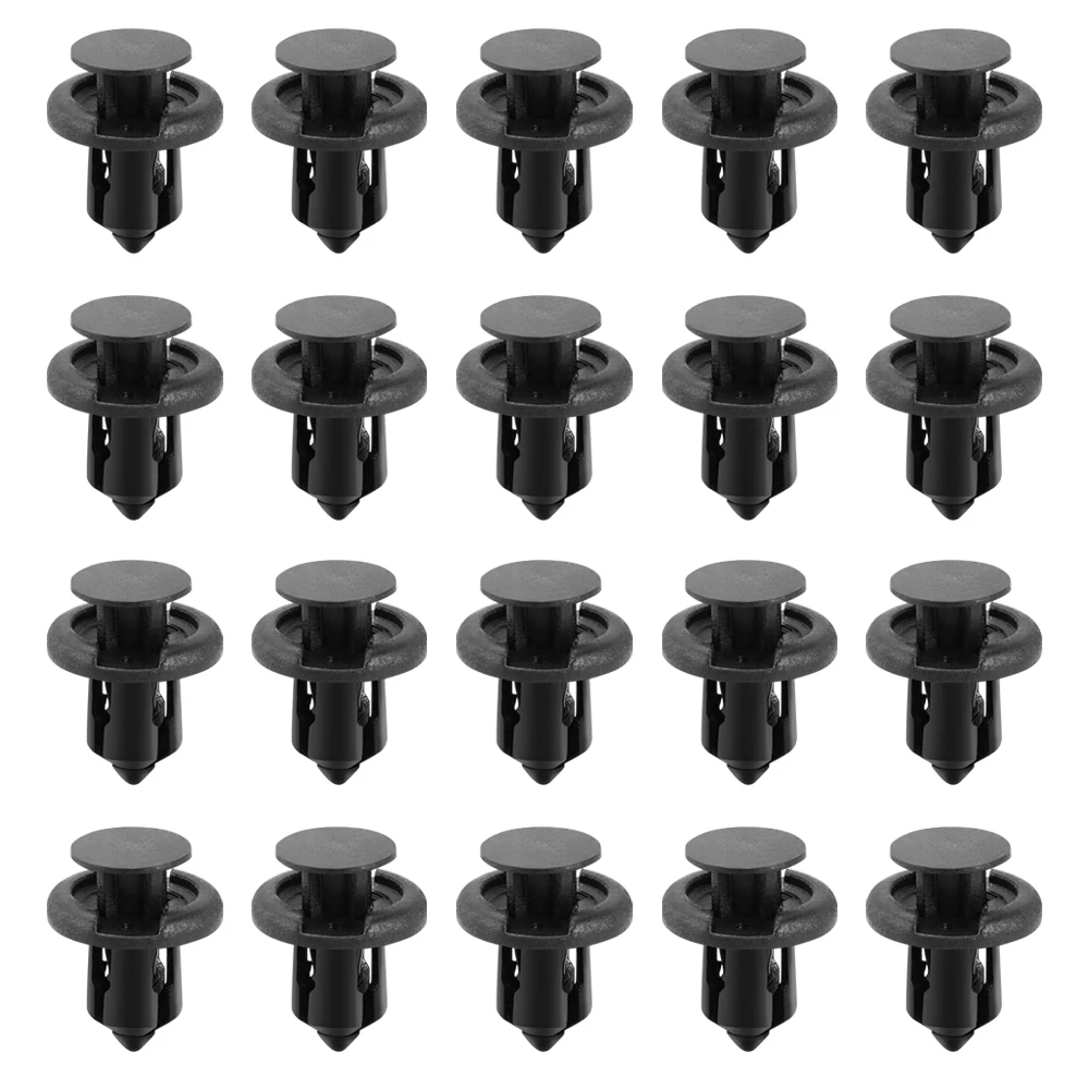10mm 20Pcs 자동차 자동차 범퍼 클립 리테이너 패스너 리벳 도어 패널 펜더 라이너 혼다 어코드 Civic CRV HRV Pilot Odyssey