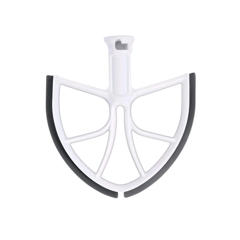 Mixer Accessory Silicone Edge Beater Paddle Bowl-Lift Stand Mixer Home Kitchen Mixing Attachment Replacement for KitchenAid 6-Quart