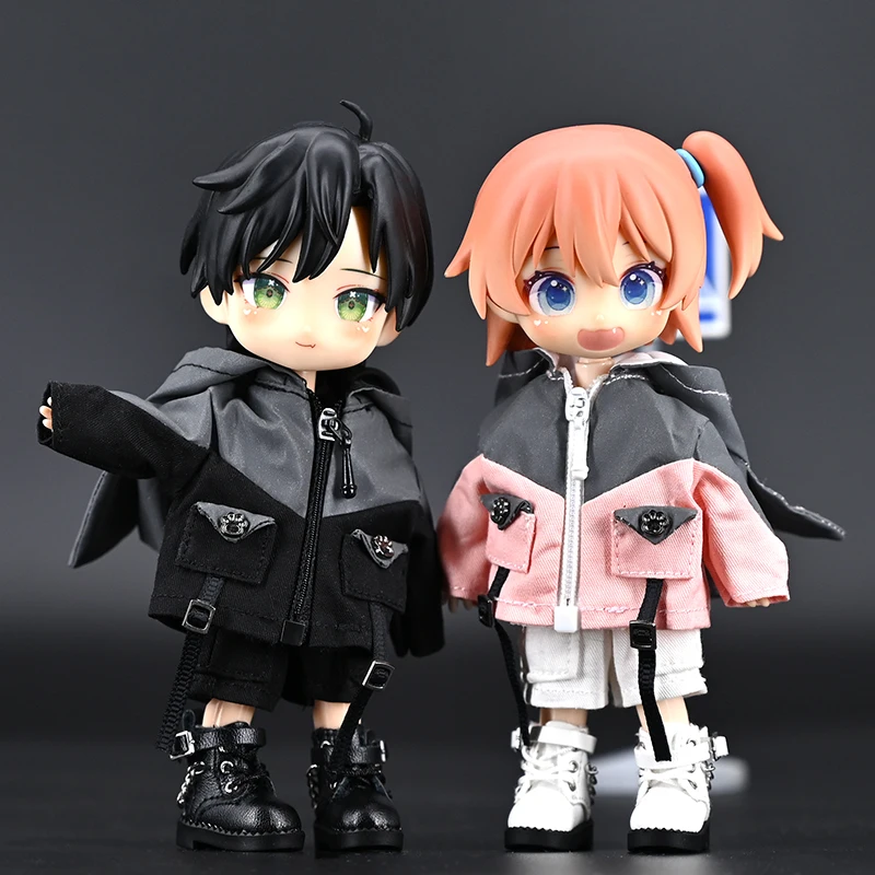 Ob11 Clothing Cool Little Monster Reflective Jacket Coat or Shorts for Obitsu11, Ymy Body, Gsc, P9, Ufdoll, 1/12BJD Doll 3
