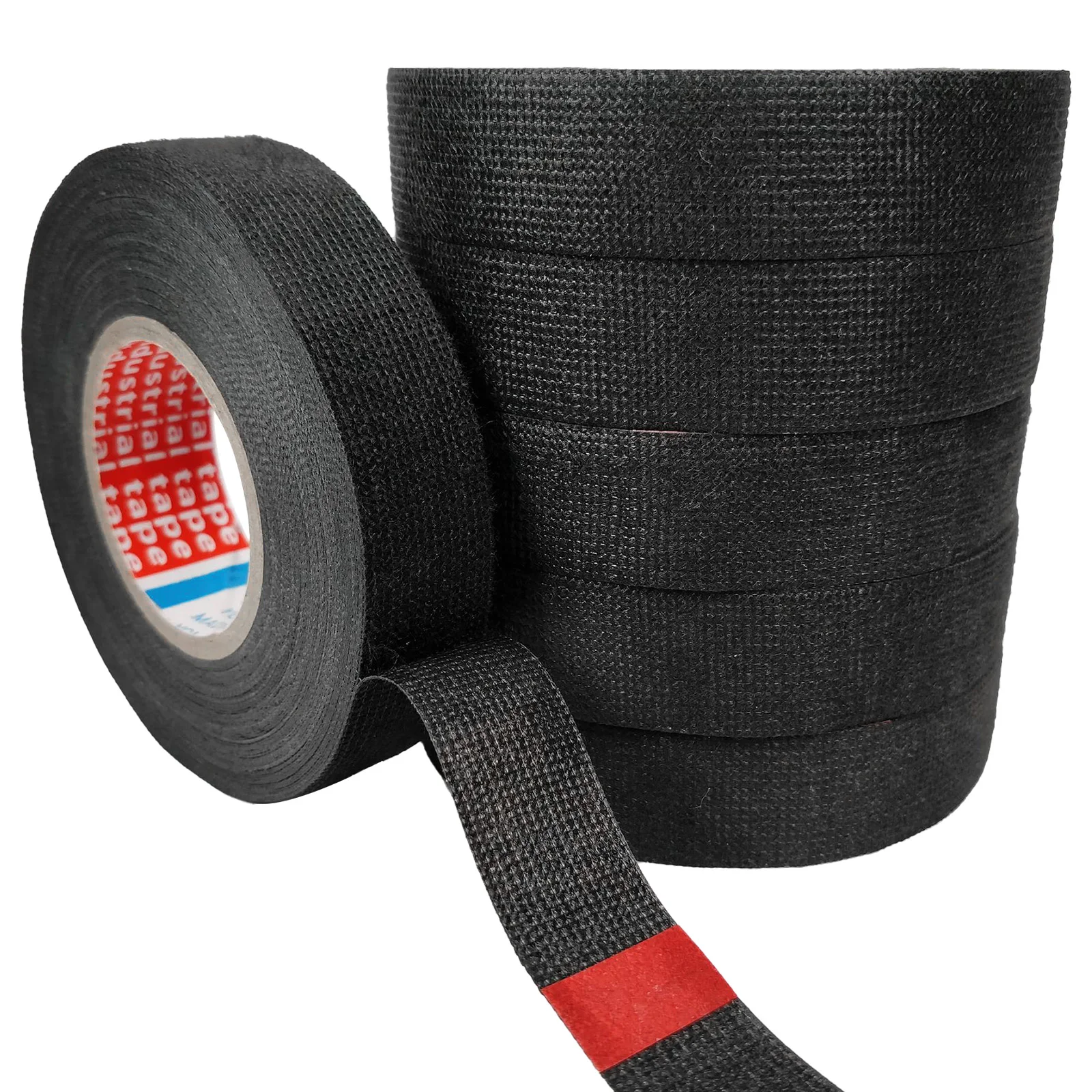 5 롤 와이어 룸 하네스 테이프 난연성 와이어 하네스 테이프 케이블 보호용 내열 절연 전기 테이프