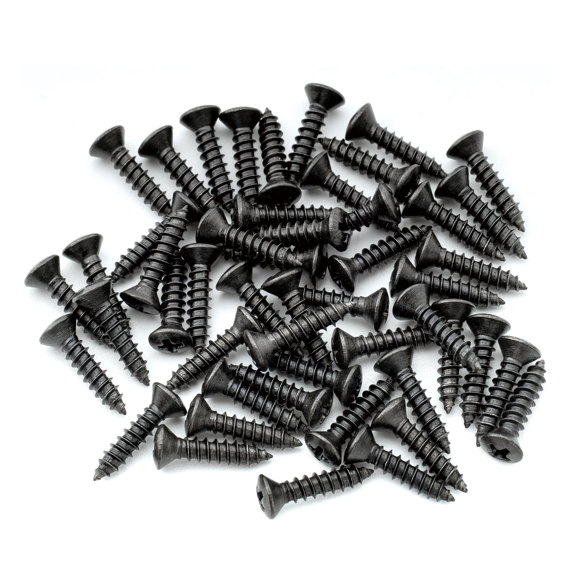 Musiclily Ultra 3 x 12 mm Edelstahl-Gitarren-Bass-Schlagbrett-Befestigungsschrauben für Gitarre oder Bass im Fender-Stil in den USA (Set mit 50 Stück) – Detail 6