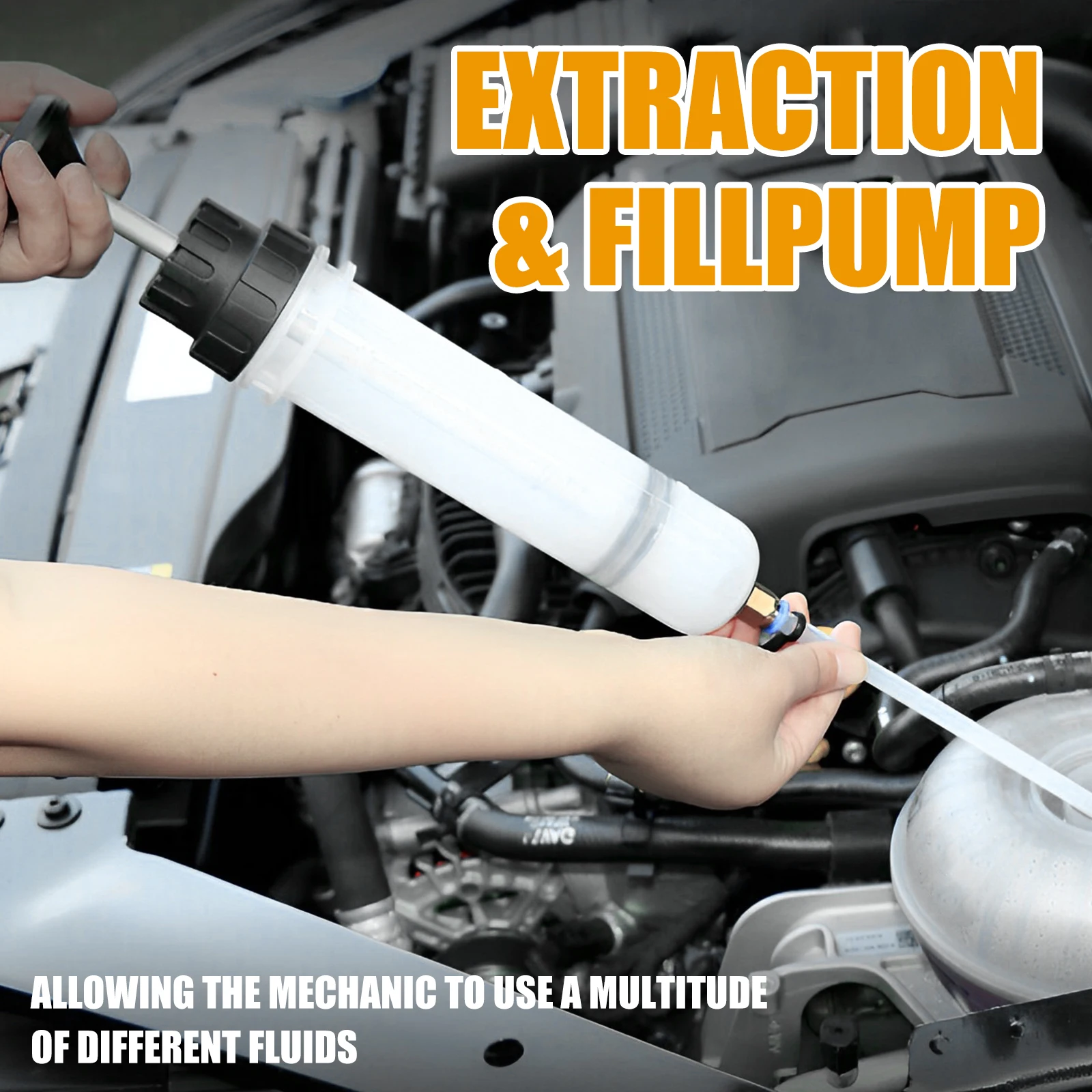 Car Oil Fluid Extractor Manual Filling Pump