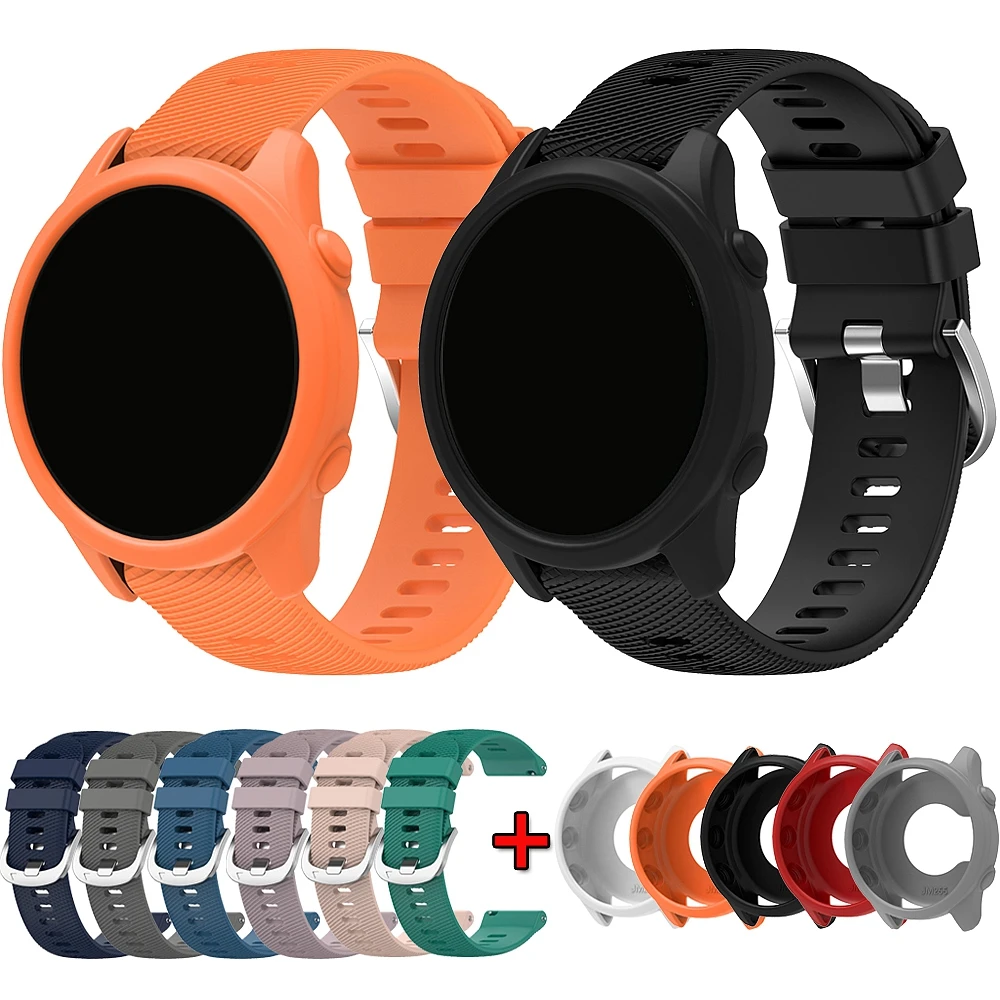 Silicone Sport Watchband and Case Set