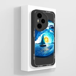 Cute Cartoon Cat Shockproof Soft Silicone Bumper Cover - Anti - Scratch - Honor 400 5G (TYB1063)