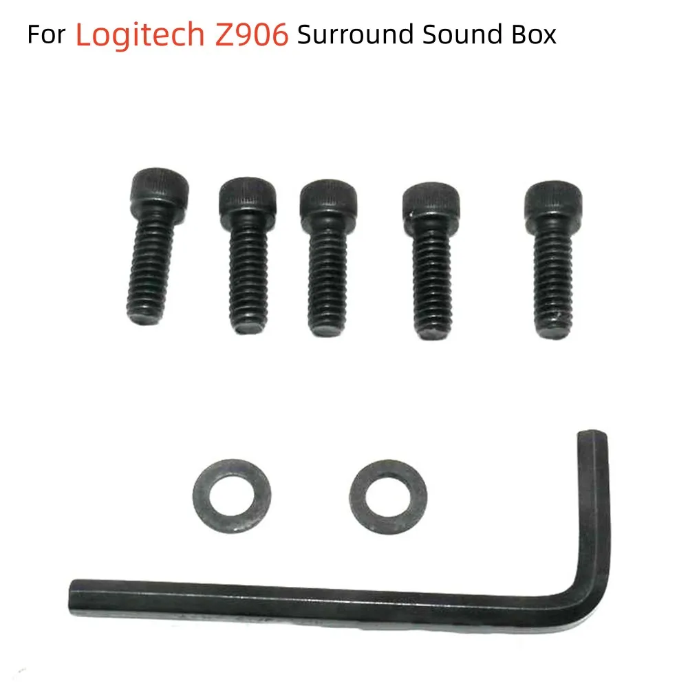 5 Pezzi Per Viti Logitech Z906 Surround Sound Box Viti A Esagono Incassato Kit Di Riparazione