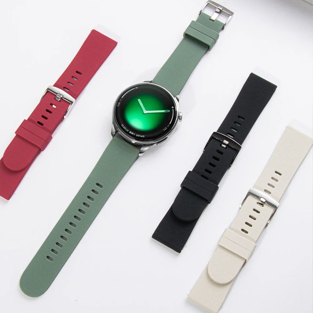 Premium Silicone Sport Bracelet - 22mm Wrist Band