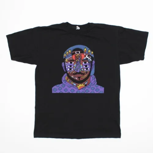 Футболка KAYTRANADA для езды на автобусе, черная, редкая, взрослая, размер M, средняя длина или короткая рукав