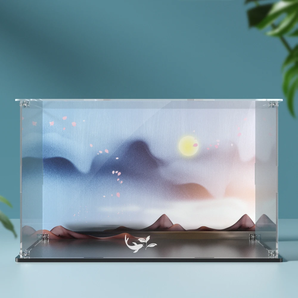 Acrylic Display Box for Lego Brick 10315 Tranquil Garden Dustproof Clear Display Case (Lego Set not Included） 3