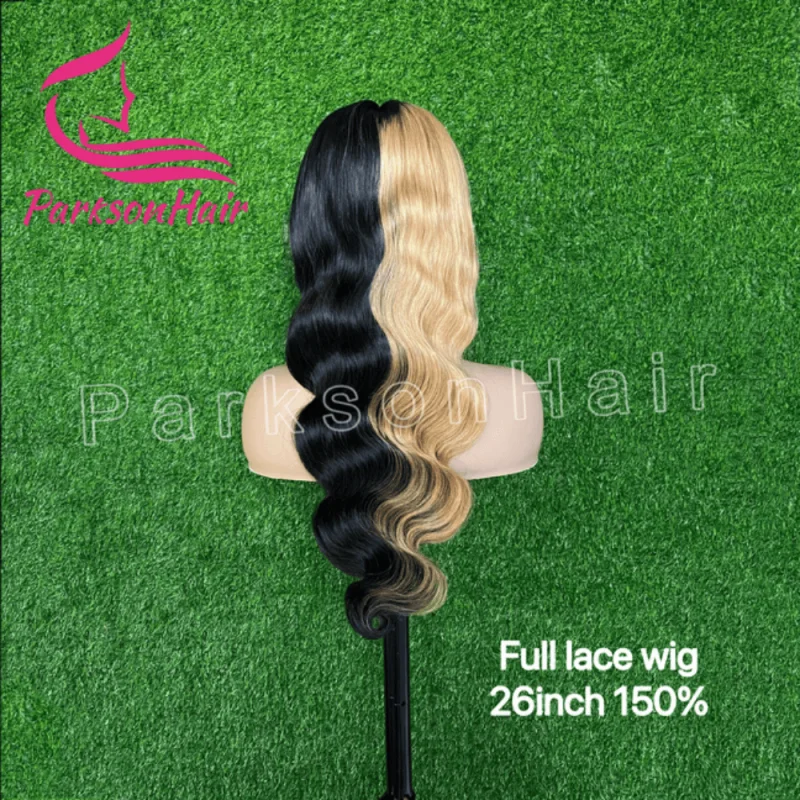 Body Wave Highlight Blonde HD Honey Blonde 613 Colored Lace Front Wig 100% Human Hair for Women