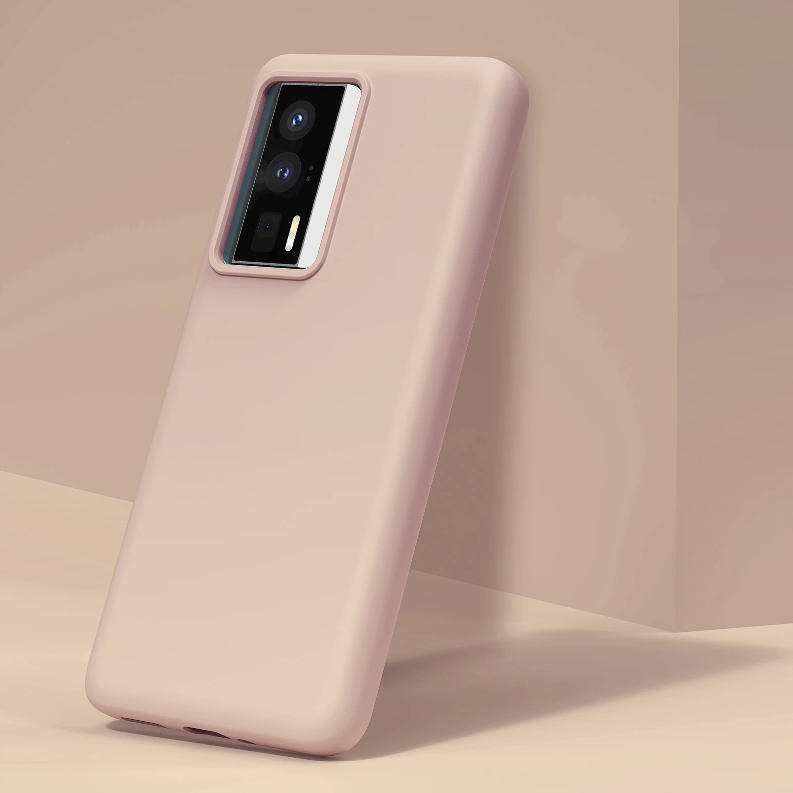 Shockproof Liquid Silicone Case with Slim Soft Skin Touch Protection and Retail Packaging