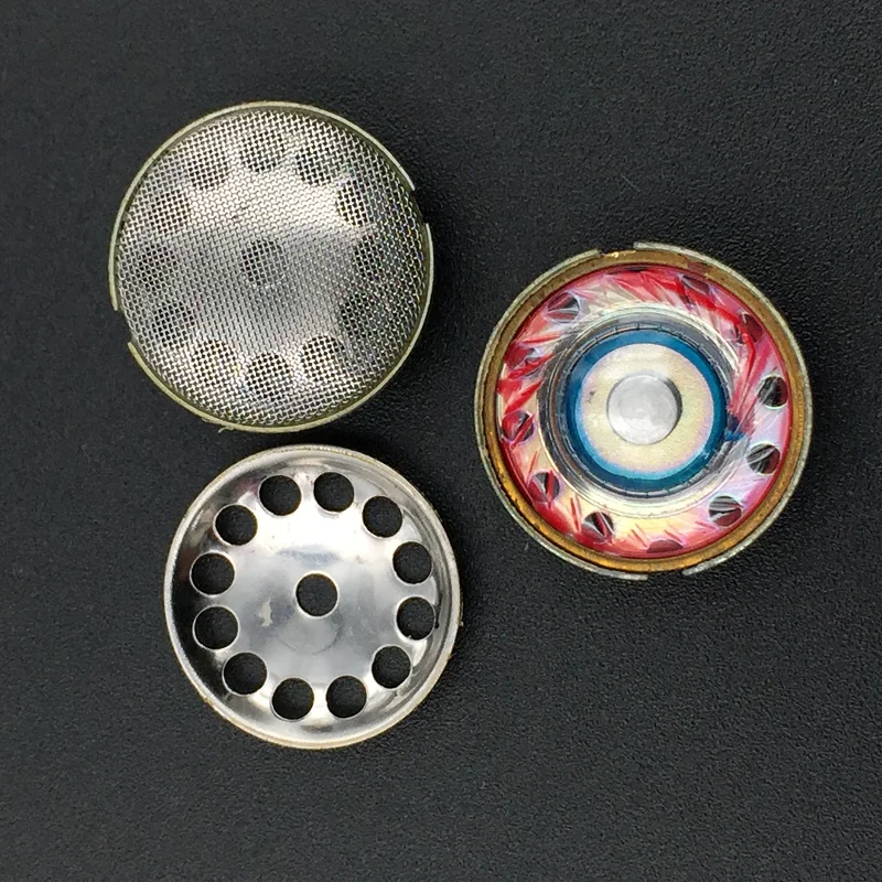 14.7mm Mini Headset driver 32ohm Headphone Speaker Unit With Metal Mesh Cover For 15mm Earphone diy Vocal good New Arrivals 2PCS