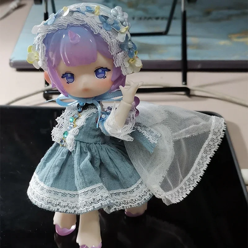 

Original Ob11 Baby Clothes 12 Points Bjd Gsc Clay Ufdoll Flowing Fairy Dress Mopping Princess Dress Doll Clothes Accessories