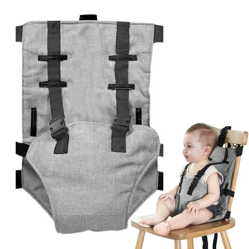 

Foldable Baby Children S Tall Highchair Seat With Feeding Tray Belt Strap White Dining Desk High Chair Safety Harness For Travel