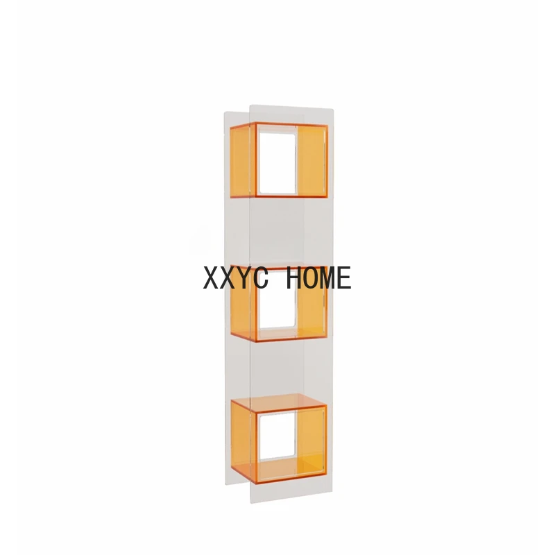 

Customized Light Luxury and Simplicity Acrylic Bookcase Multi-Layer Floor Wall Storage Display Cabinet Living Room Bookcase