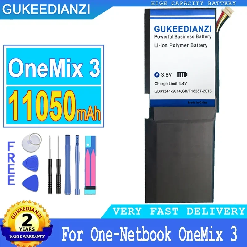 

11050mAh GUKEEDIANZI Replacement Battery For One-Netbook OneMix 3 OneMix3 Big Power Bateria