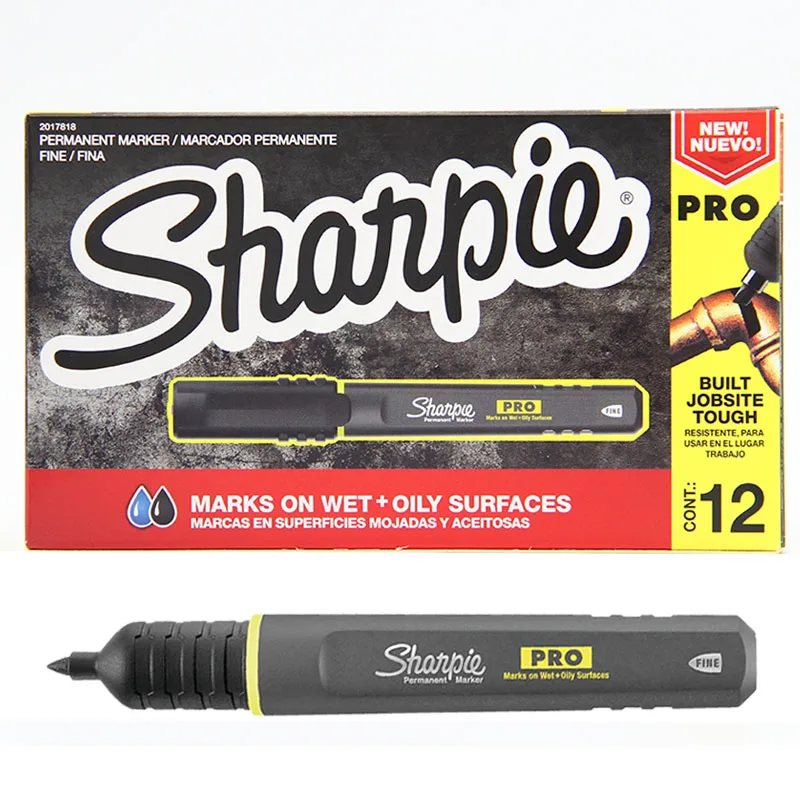 

Маркировочная ручка Sharpie PRO для жирной и влажной поверхности, механическая и аппаратная маркировочная ручка для промышленной маркировки