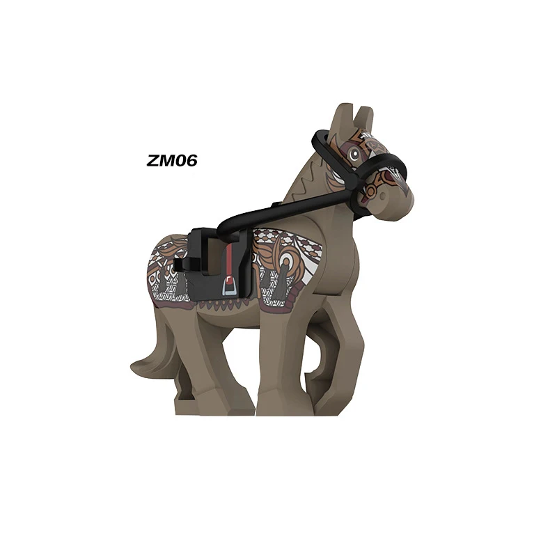 Medieval Animal Toy Building Block Set - Decorative Knight War Collection