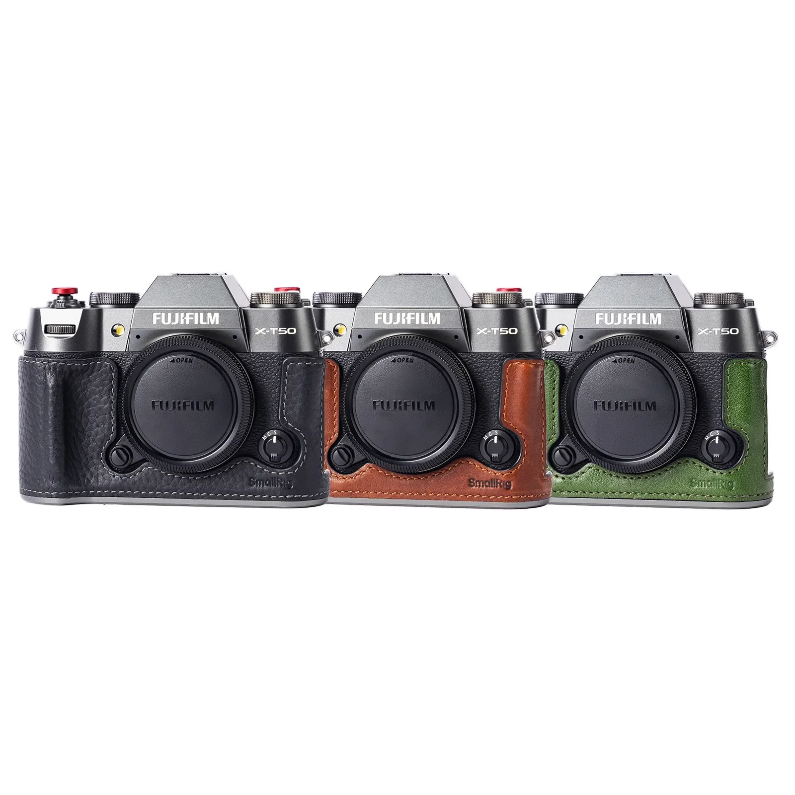 Smallrig Leather Half Case Kit for FUJIFILM X-T50 with Leather