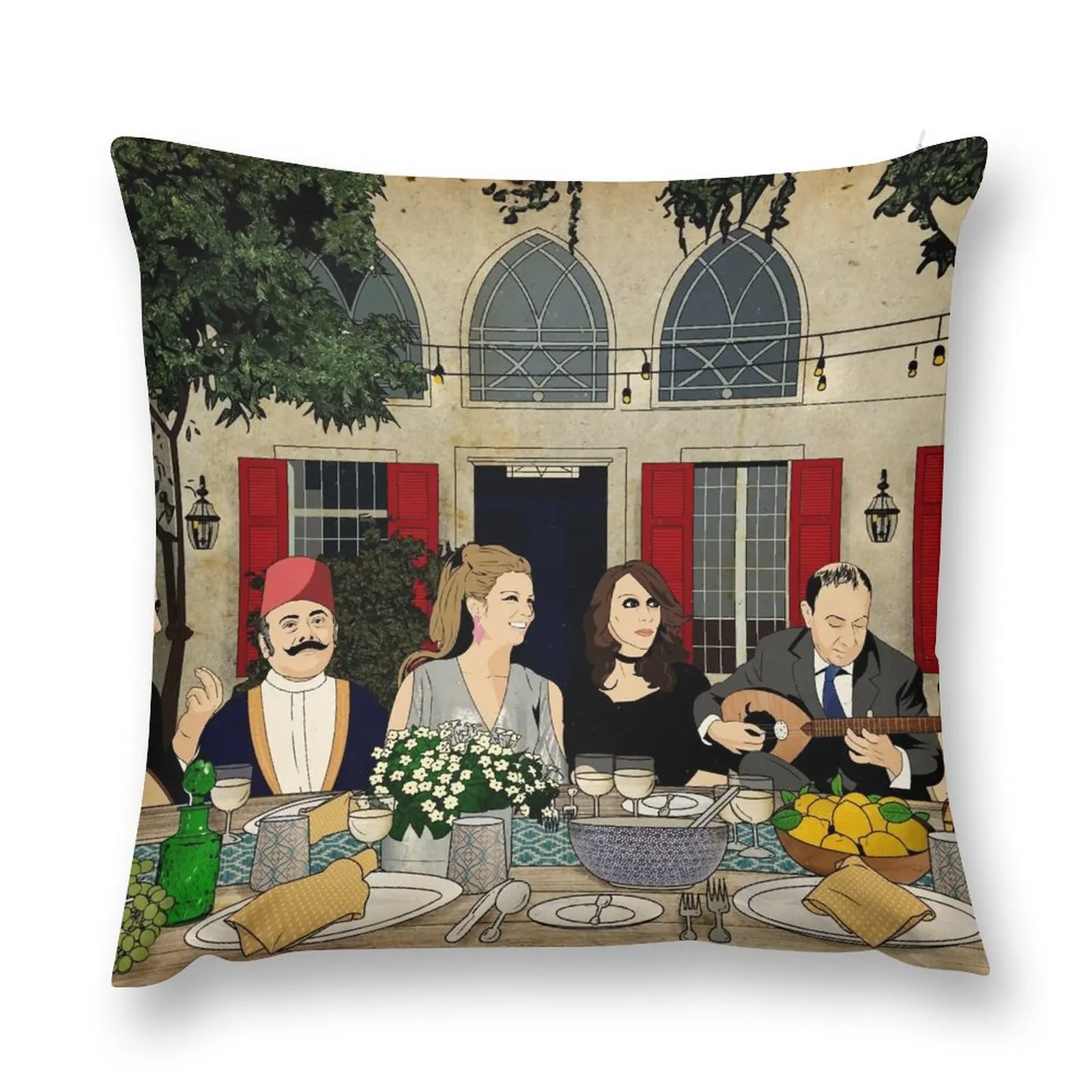 

Lebanese Night Throw Pillow Sofa Covers For Living Room Cushions Cover Pillowcase