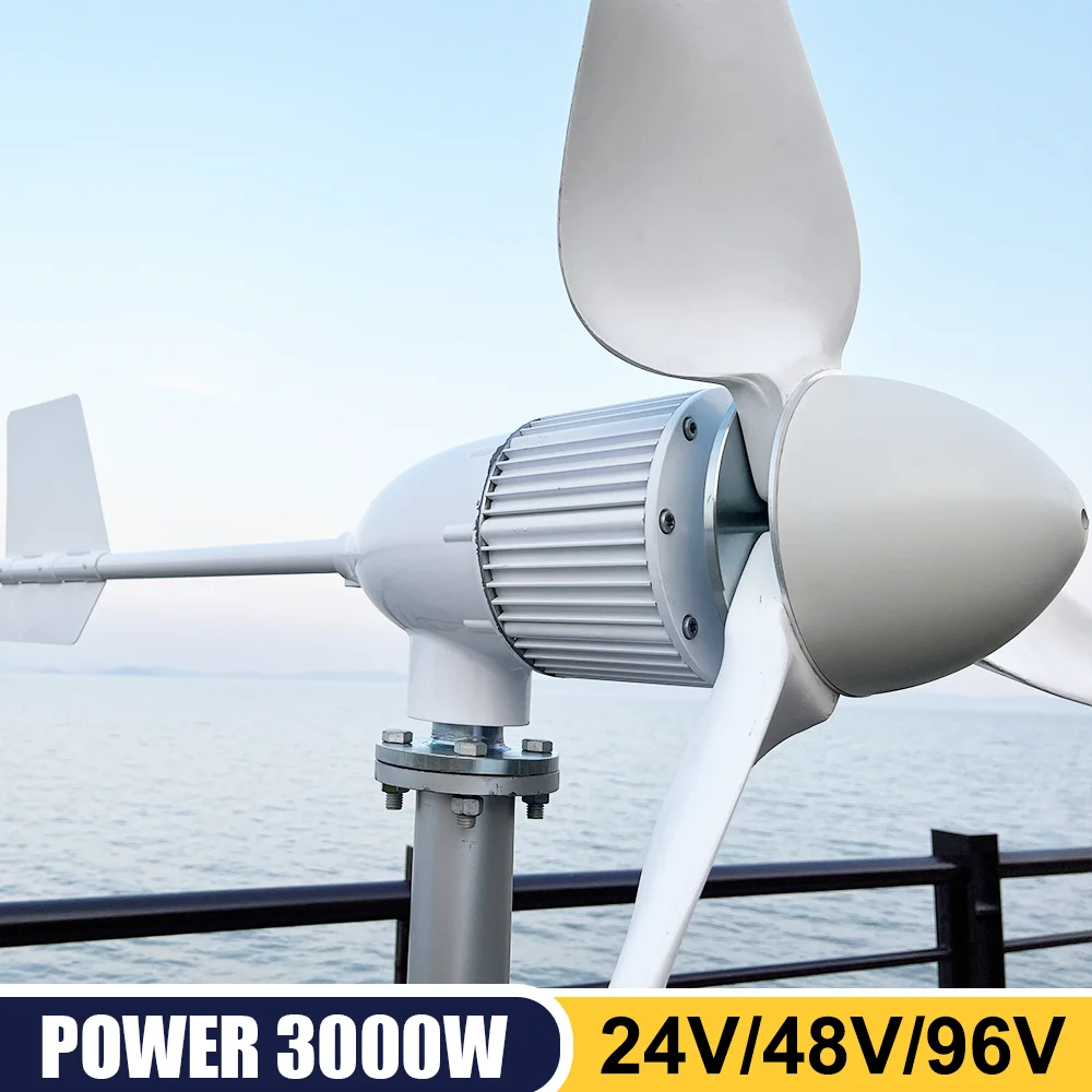 Fast Delivery In Poland 3000w Horizontal Wind Turbine Generator 48v 96v