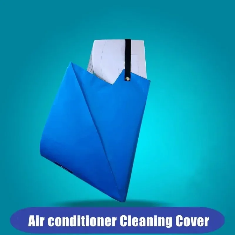 Air Conditioner Cleaning Cover with Water Pipe Waterproof Dust Protection Bag for Conditioners Below 1.5P WF air conditioning cover