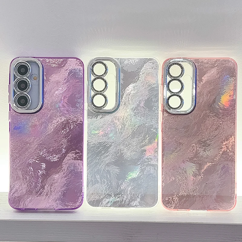 Luxury Shiny Electroplated Glitter Phone Case with Full Camera Protection