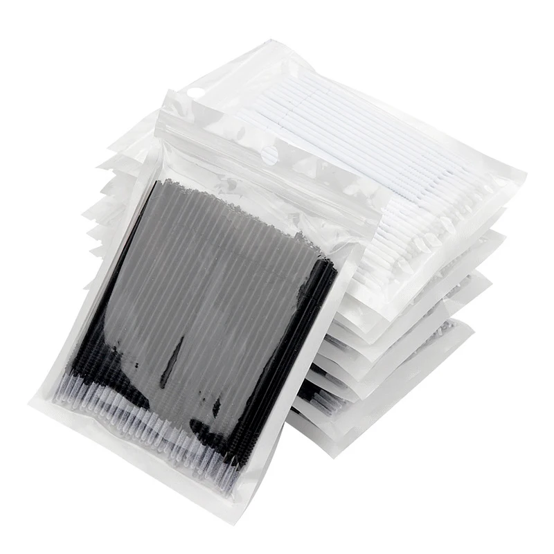 100pcs Removing Swab Micro Brush Makeup Brushes Eyelash Extension Supplies Lashes Accessories Makeup Tools