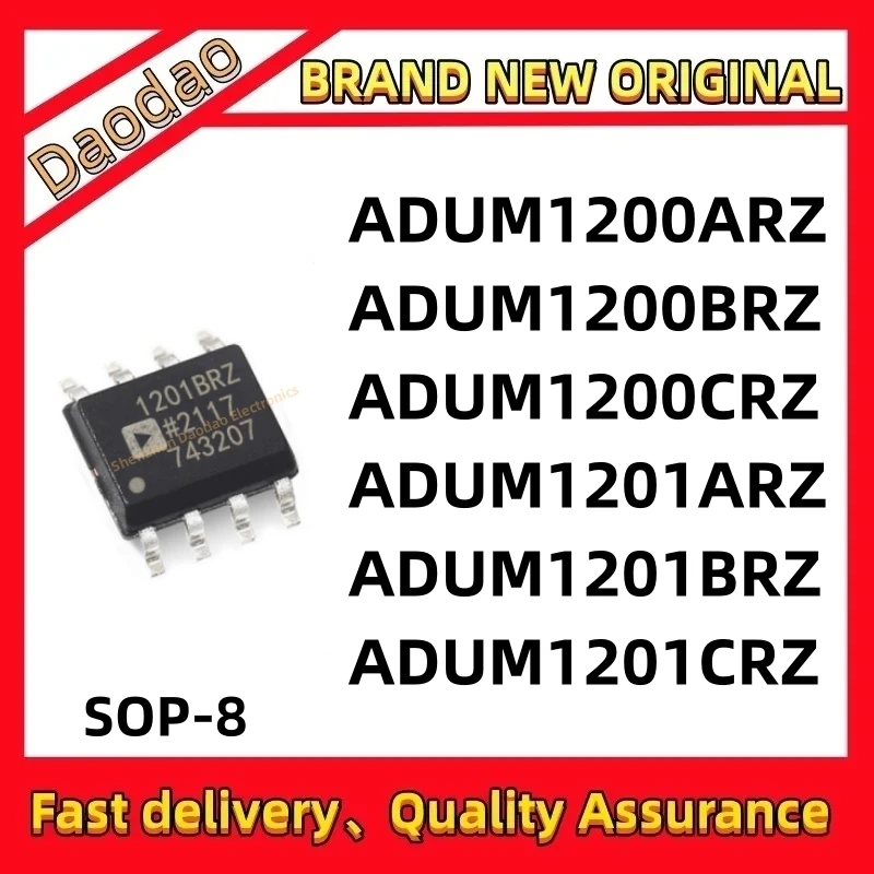 

5 PCS Quality Brand New ADUM1200ARZ ADUM1200BRZ ADUM1200CRZ ADUM1201ARZ ADUM1201BRZ ADUM1201CRZ IC Chip SOP-8