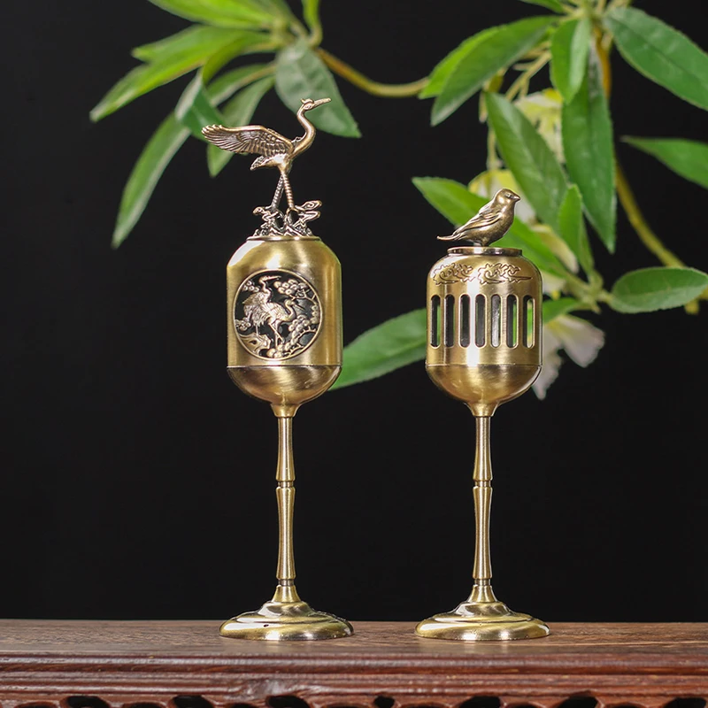 العقعق مصباح جوفاء خشب الصندل العطر مبخرة التدخين...