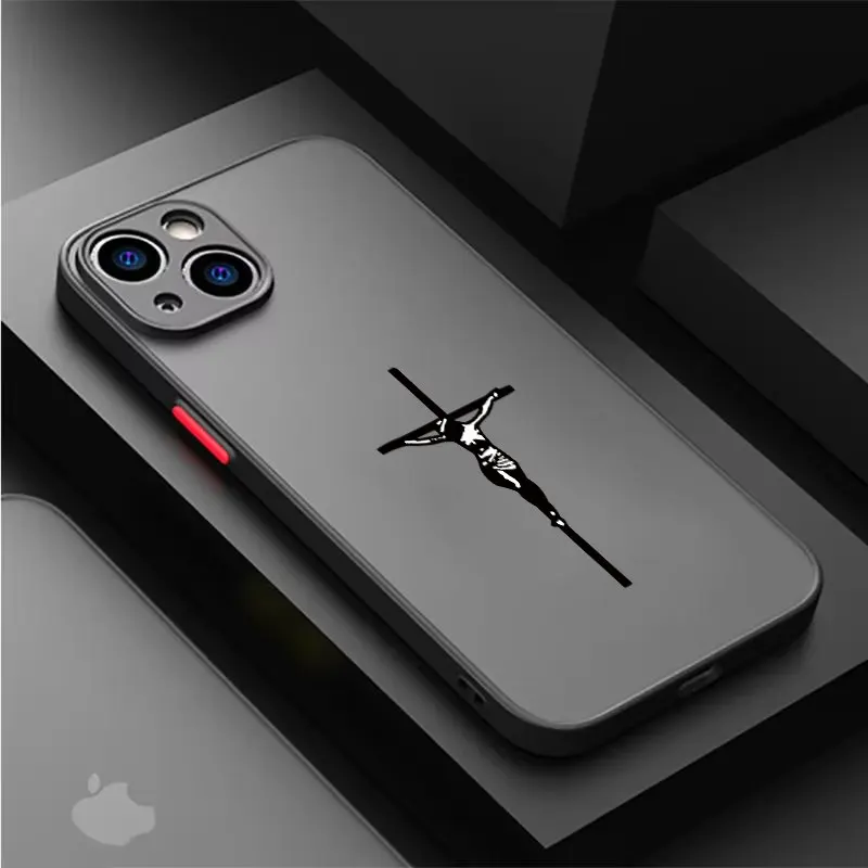 Verse of The Christian Bible Jesus Shockproof Phone Case - Air-Cushioned Hard Cover