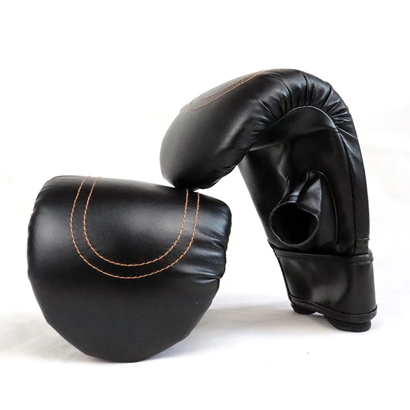 Boxing Gloves 1 Pair Adults Women Men Unisex Training Exercise Leather Sports Protection