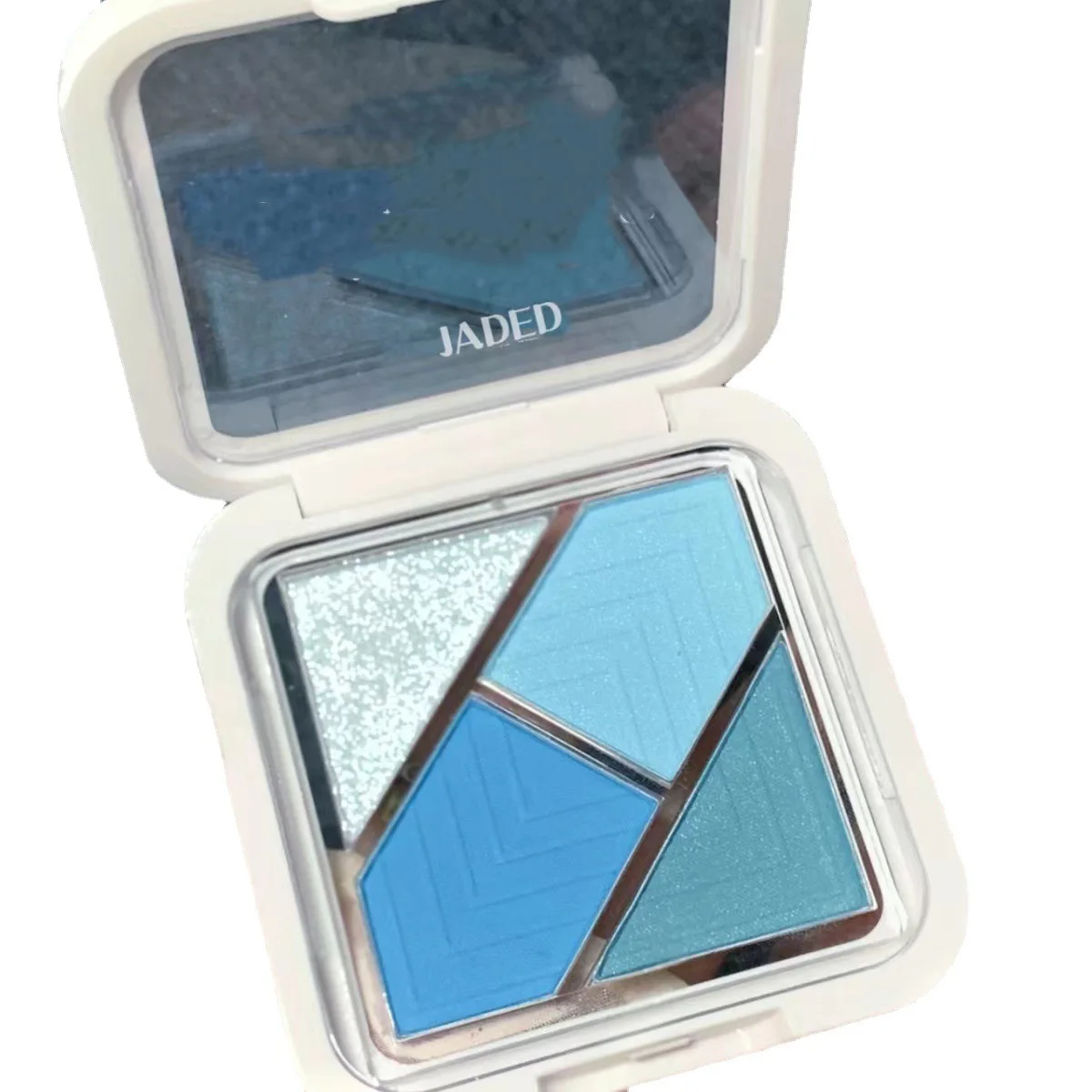 4 Colors Eye Shadow Palette Matte Glitter Green Eyeshadow Pink Black Eye Shadow Pigments Professional Makeup Palette, eye shadow plate