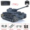 HENG LONG Toys 1/16 TK7.0 German Panzer IV F2 RTR RC Tank 3859 Metal Tracks Steel Motor BB Airsoft Smoke Boy TH17398-SMT4 2