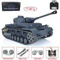 HENG LONG Toys 1/16 TK7.0 German Panzer IV F2 RTR RC Tank 3859 Metal Tracks Steel Motor BB Airsoft Smoke Boy TH17398-SMT4 2