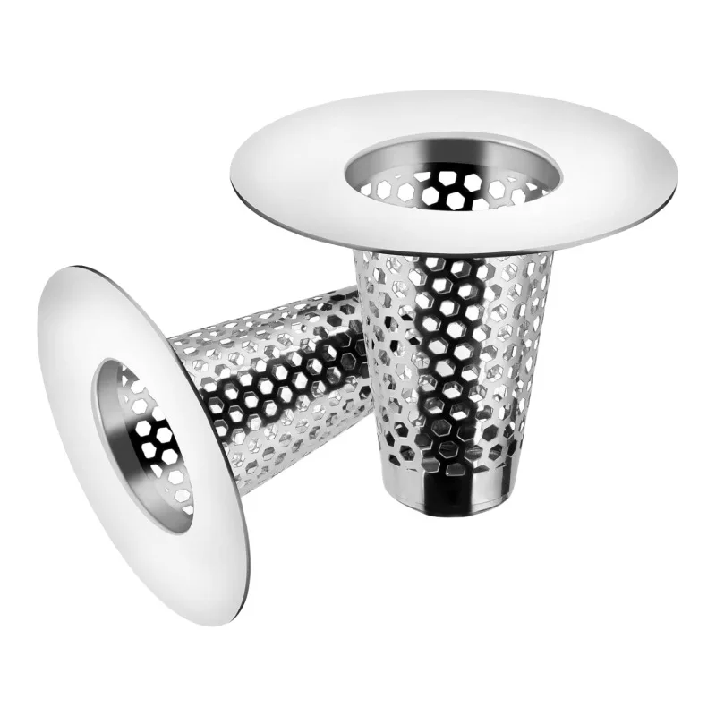 Floor Drain Filter Net Metal Drain Strainer Net Sewer Filter Cone Strainer Mesh Universal Accessory for Washbasin kitchen sink filter drain filter floor drain core floor drain filter floor drain deodorant floor drain shower drain floor sink strainer basin sink drain