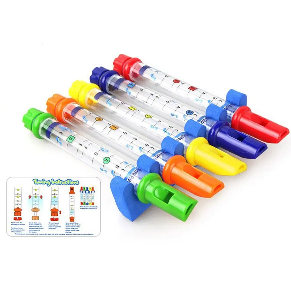 Musical instruments Gifts Preschool Educational Fun Playing Kids Whistle Whistling Tube Bath Water Flutes Bathing Toys